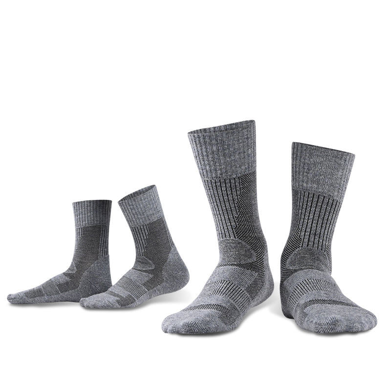 Chaussettes randonnée laine mérinos - Chaussettes sport respirantes outdoor