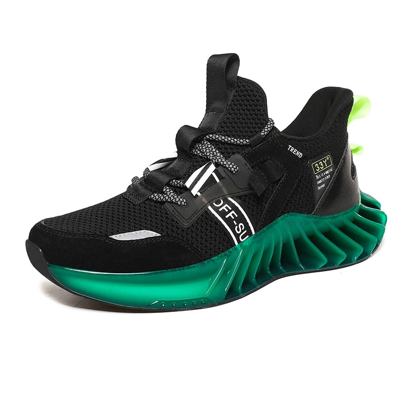 Sneakers sport homme réfléchissantes
