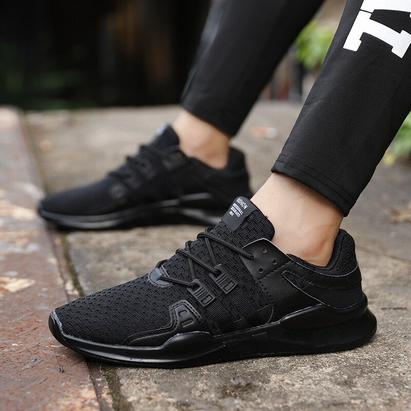 Herren Laufschuhe Sportschuhe für Herren Outdoor-Trainingsschuhe aus Mesh Atmungsaktive Bequeme Turnschuhe für Herren