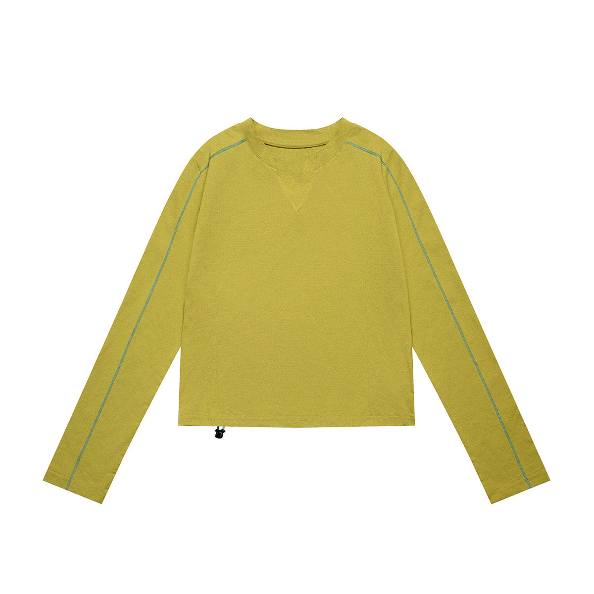 T-shirt sport manches longues color-block - Coupe slim anti-transpiration