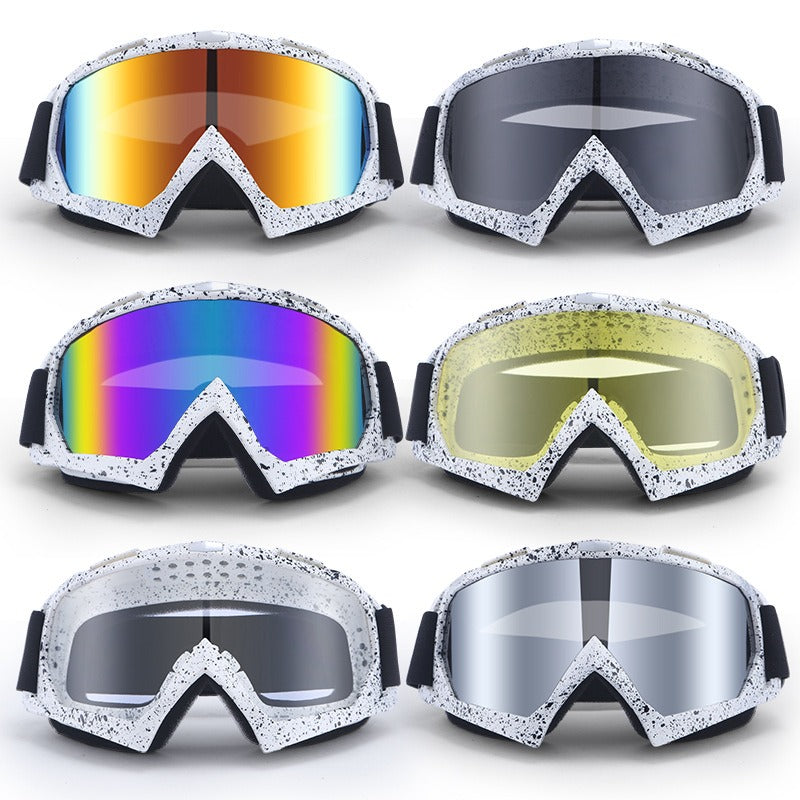 Masque moto hors-route intégral coupe-vent ski