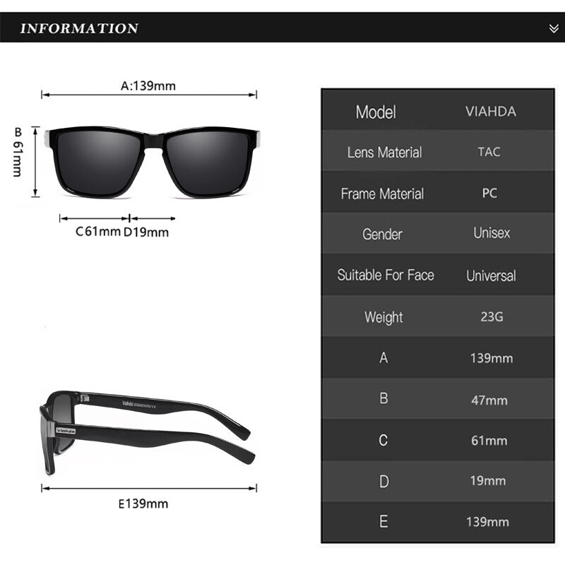 Polarized Sunglasses Men Sport Sun Glasses For Women Travel Gafas De Sol
