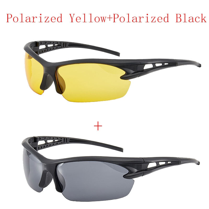 Lunettes de conduite nuit polarisées UV400 unisexe