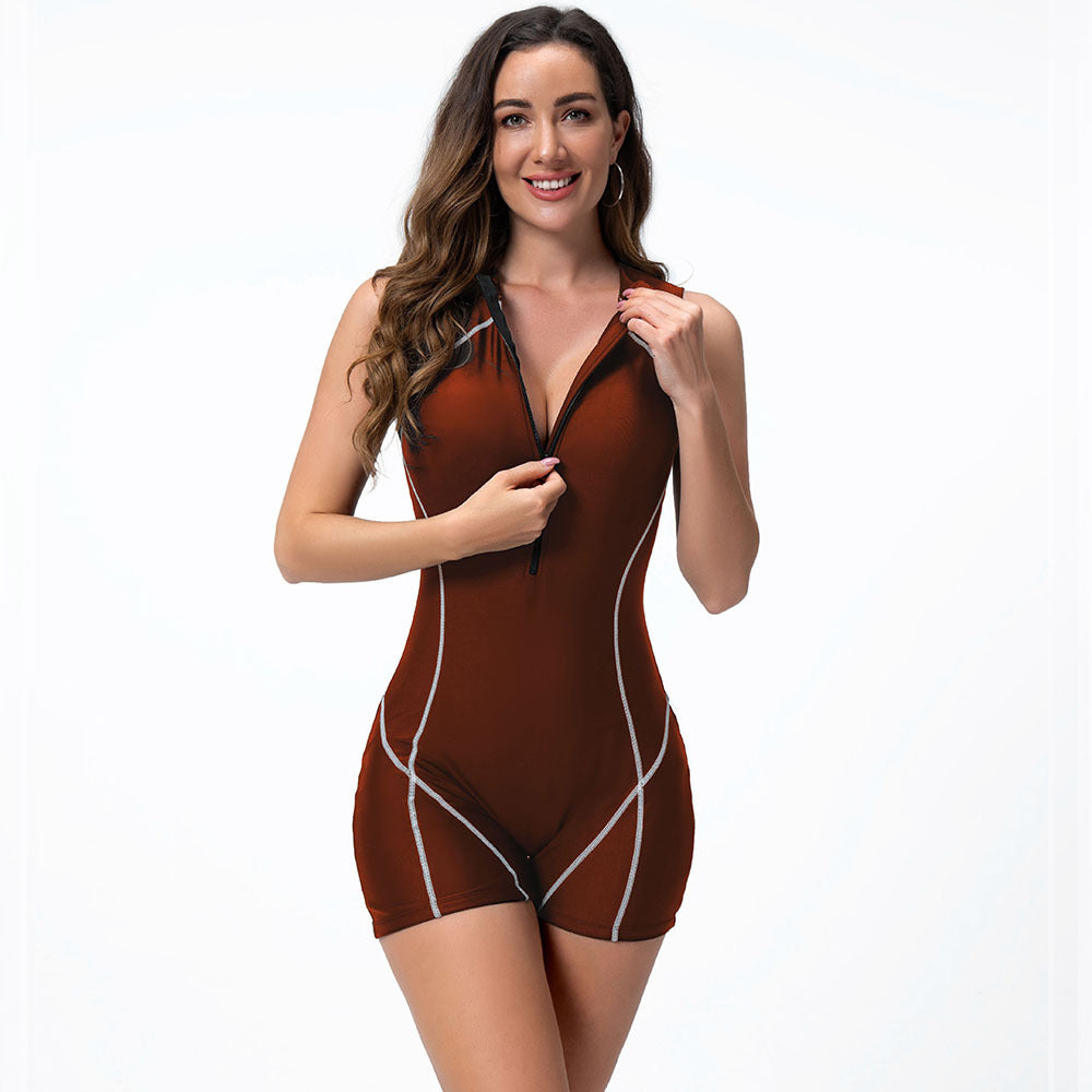 Maillot de bain une pièce femme surf plongée
