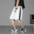 Buckle sport men's summer loose casual five quarter pants