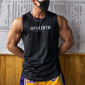 Muscle Fitness Quick-Dry Mesh Backless Top Moisture-Wicking Breathable Training Basketball Sport Trendy Sleeveless T-Shirt Men's