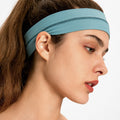 New Sports Hair Band Solid Yoga Headband Moisture Absorbing and Sweatwicking Elastic Fitness Hair Band