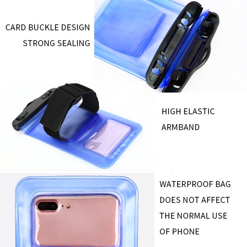 Coque téléphone étanche brassard sport natation