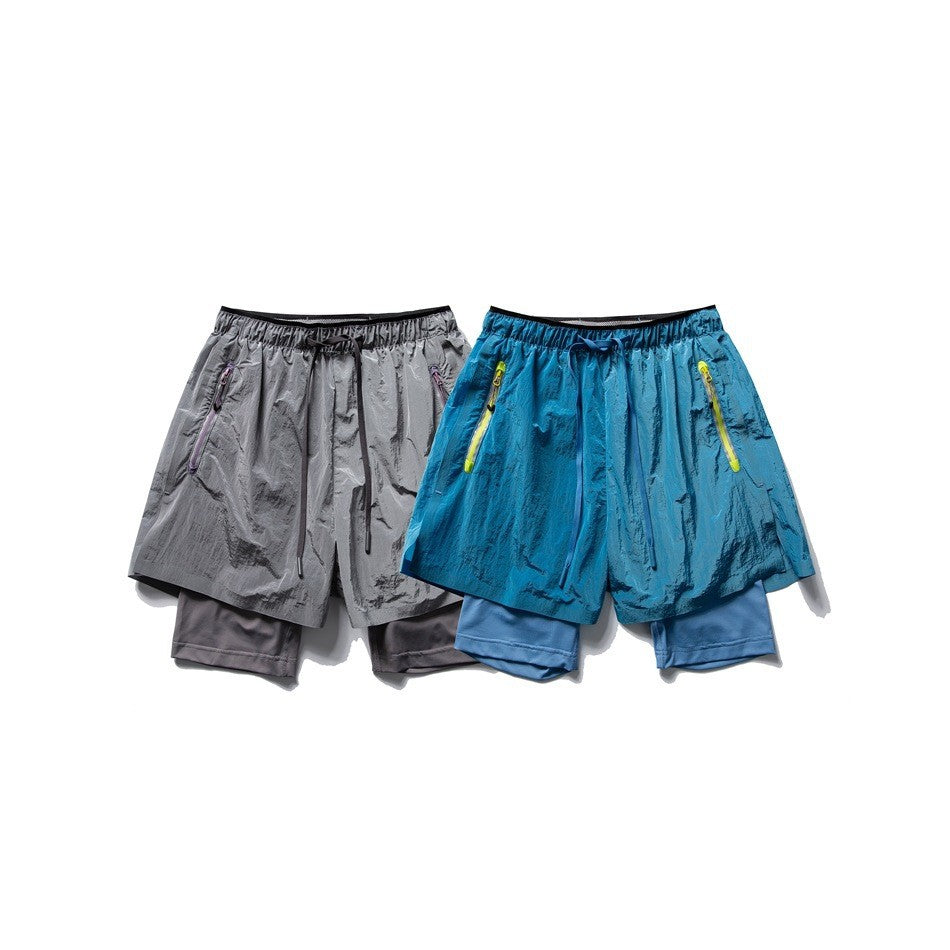 Outdoor Quick-Dry Tactical Sport Reflective Running Shorts
