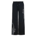 Schwarze bequeme vielseitige Freizeithose für Damen