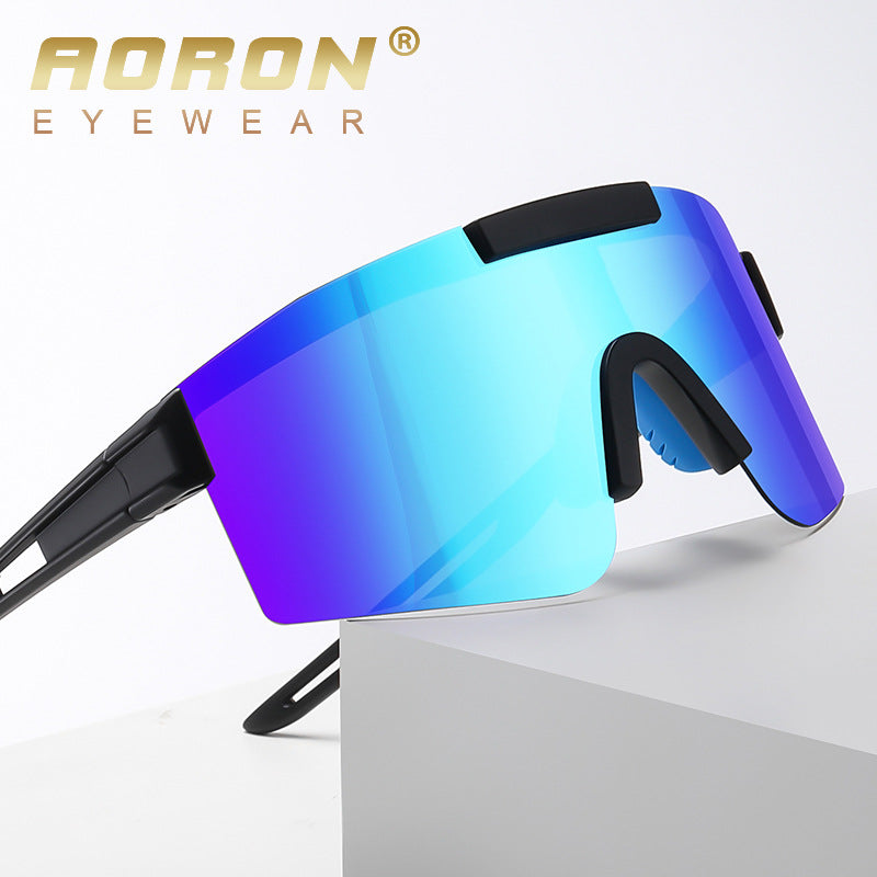 Lunettes moto cyclisme polarisées coupe-vent