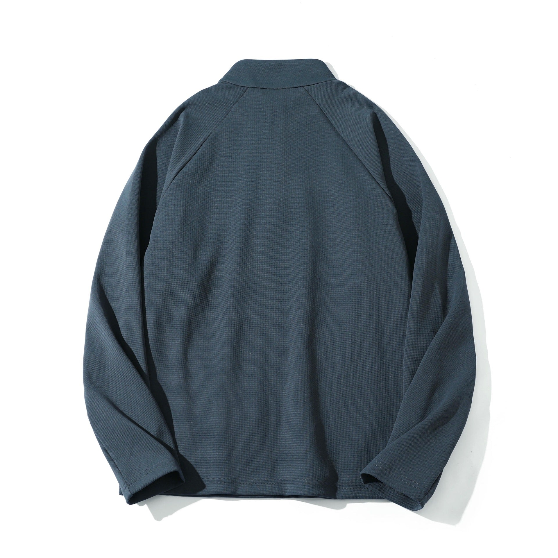 Windproof Loose Casual Sport Half-Zip Hooded Sweatshirt