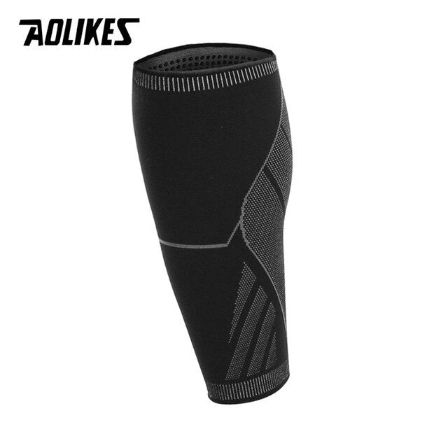 AOLIKES Compression Calf Sleeve Basketball Volleyball Support Calf Elastic Cycling Leg Warmers Running Football Sport Leg Sleeve