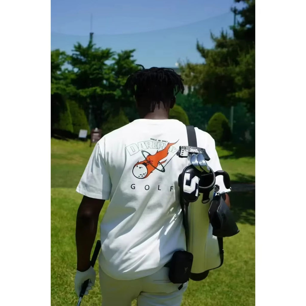 Men's Women's Cotton Summer Print Dareplay Golf Sport Short