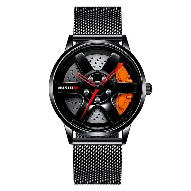 NIBOSI Wheel Rim Mens Watches Top Brand Luxury Sport Car Watch Men Fashion Waterproof Men's Quartz Wristwatch Relogio Masculino
