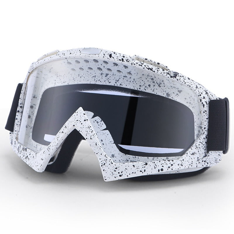 Masque moto hors-route intégral coupe-vent ski