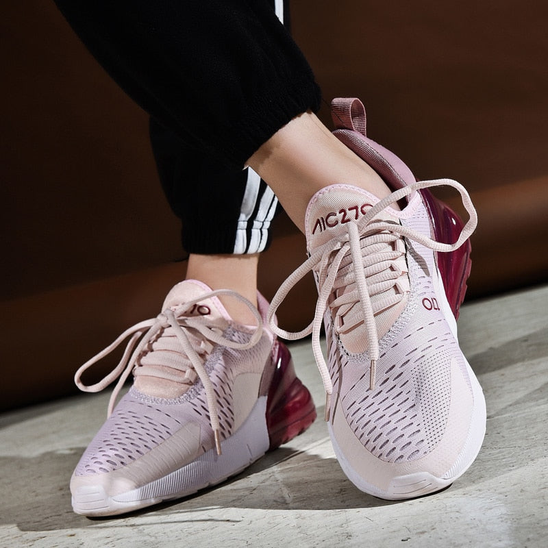 Baskets femme légères semelle air - Chaussures running respirantes couple