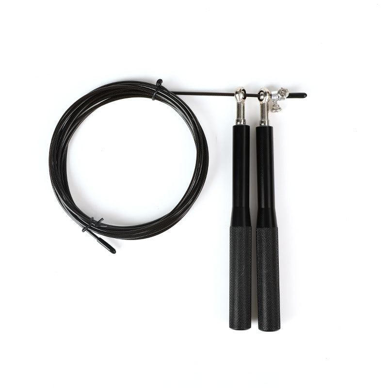 Professional Racing Aluminum Metal Wire Jump Rope Fitness Sports Equipment Metal Jump Rope for Middle School Student Training