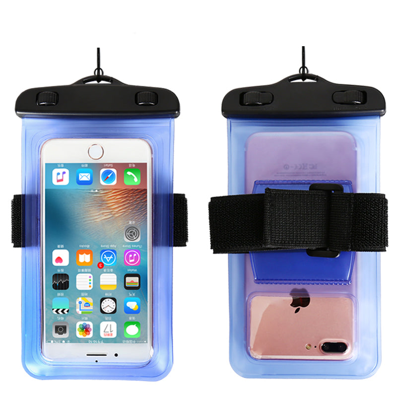 Coque téléphone étanche brassard sport natation