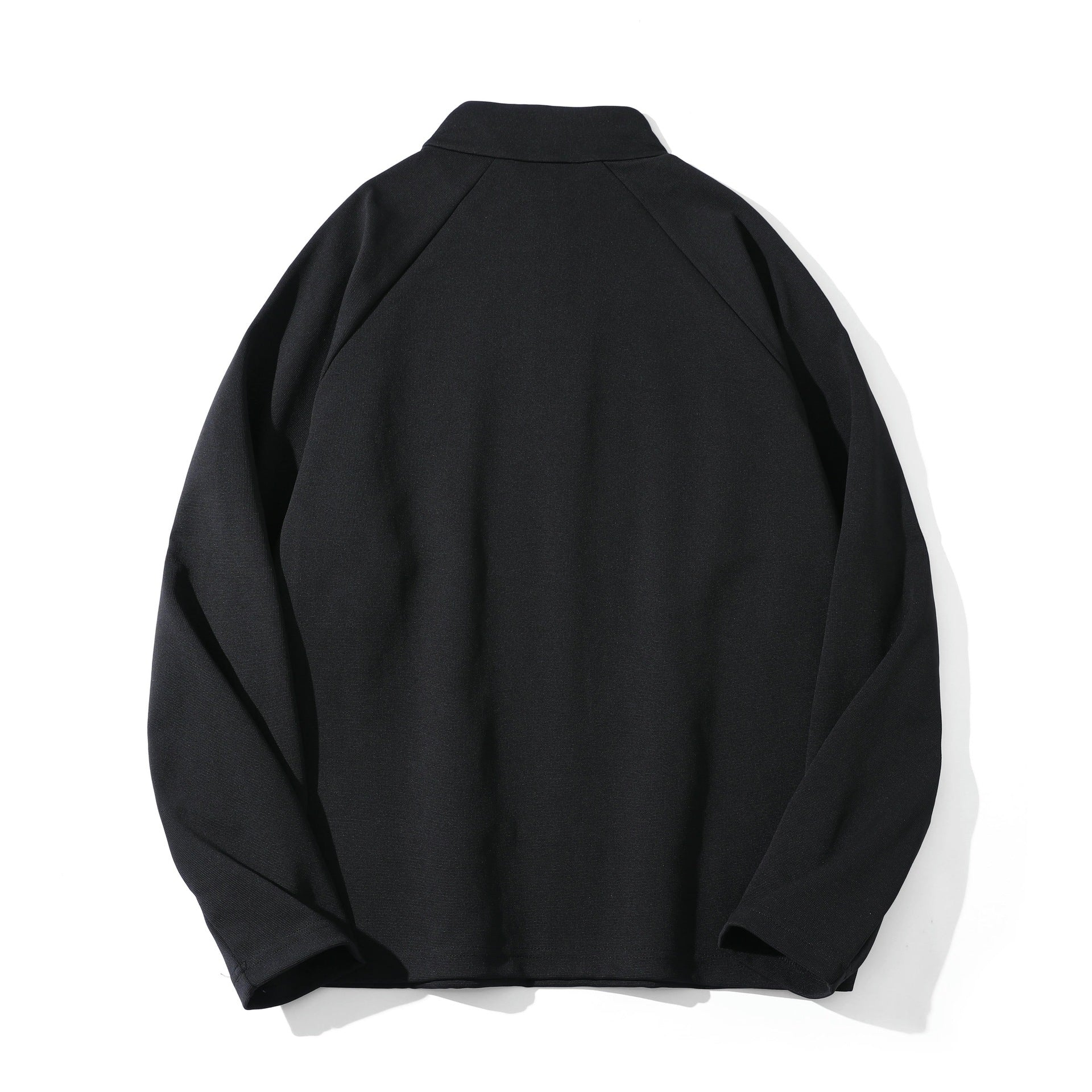 Windproof Loose Casual Sport Half-Zip Hooded Sweatshirt