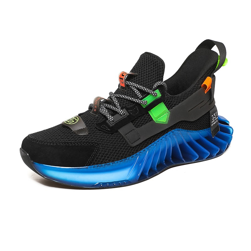 Sneakers sport homme réfléchissantes