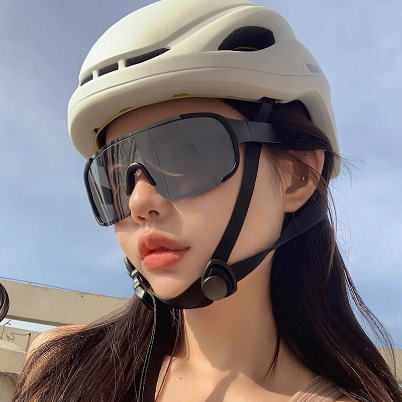 Lunettes de ski cyclisme grand cadre coupe-vent