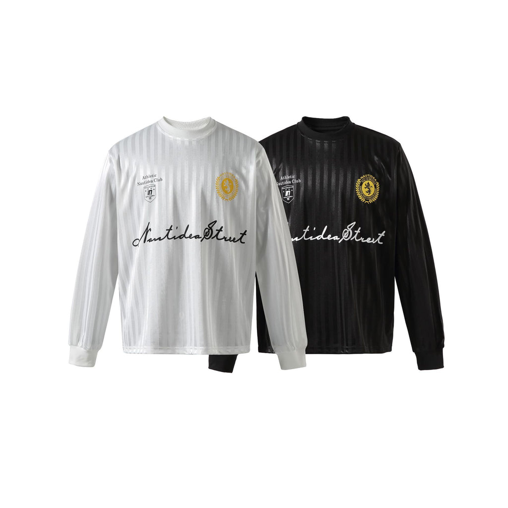Patchwork Long Sleeve T-Shirt Unisex Sport Casual Jersey