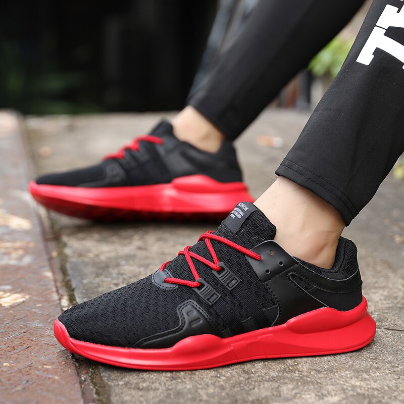 Herren Laufschuhe Sportschuhe für Herren Outdoor-Trainingsschuhe aus Mesh Atmungsaktive Bequeme Turnschuhe für Herren