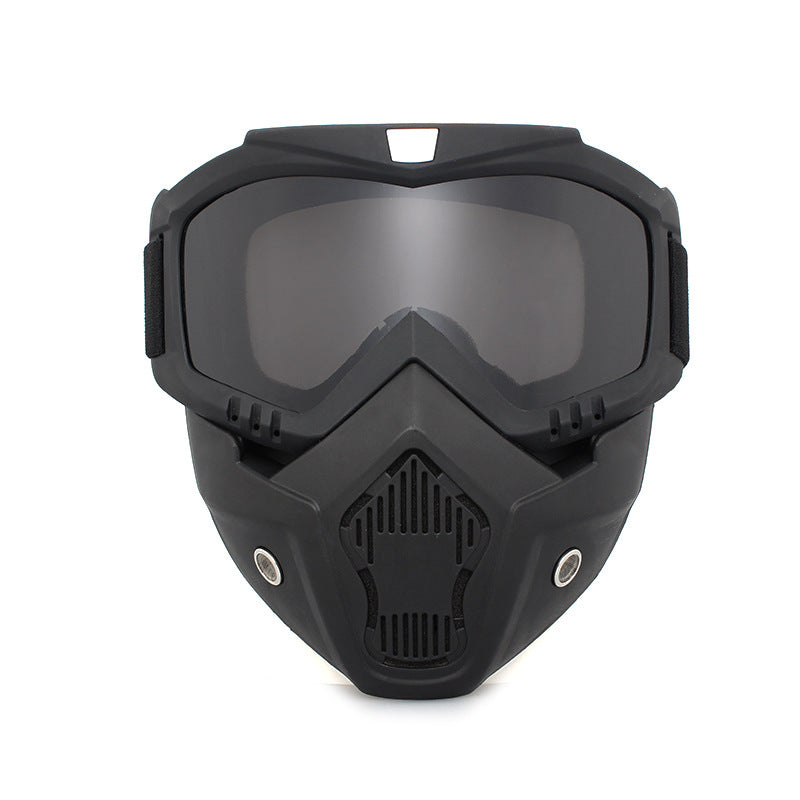Masque moto ski tout-terrain style Harley rétro