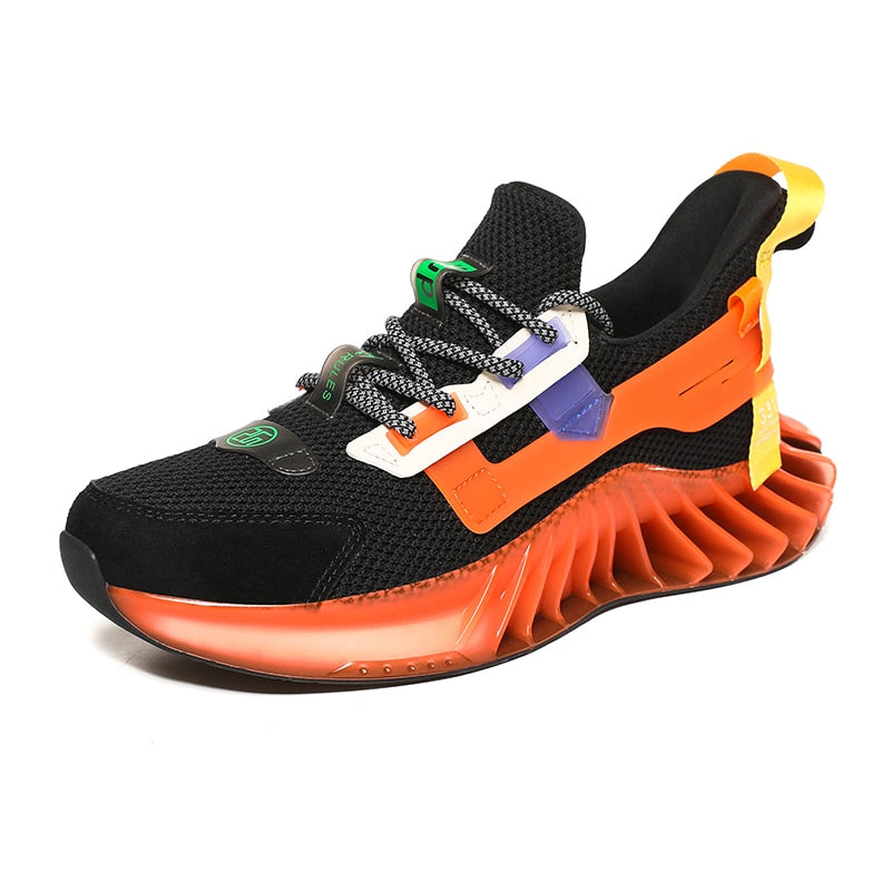 Sneakers sport homme réfléchissantes