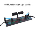 Support pompes avec bandes élastiques - Planche push-up home gym fitness