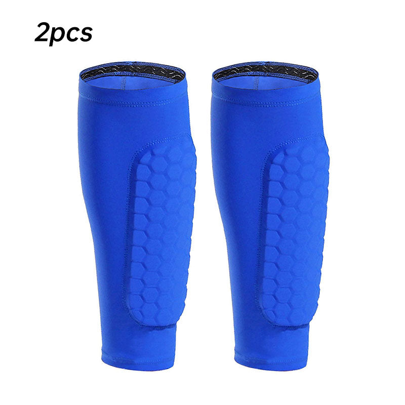 Honeycomb Padded Sport Leg Guards – Breathable Anti-Collision Shin & Leg Protection for Soccer, Skiing, Basketball & Cycling