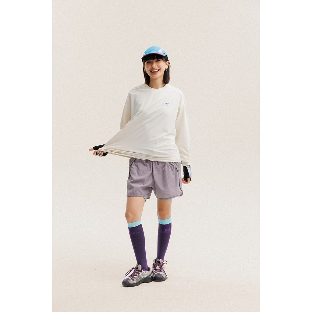 Sweatshirt sport unisexe coupe ample manches longues - Outdoor montagne