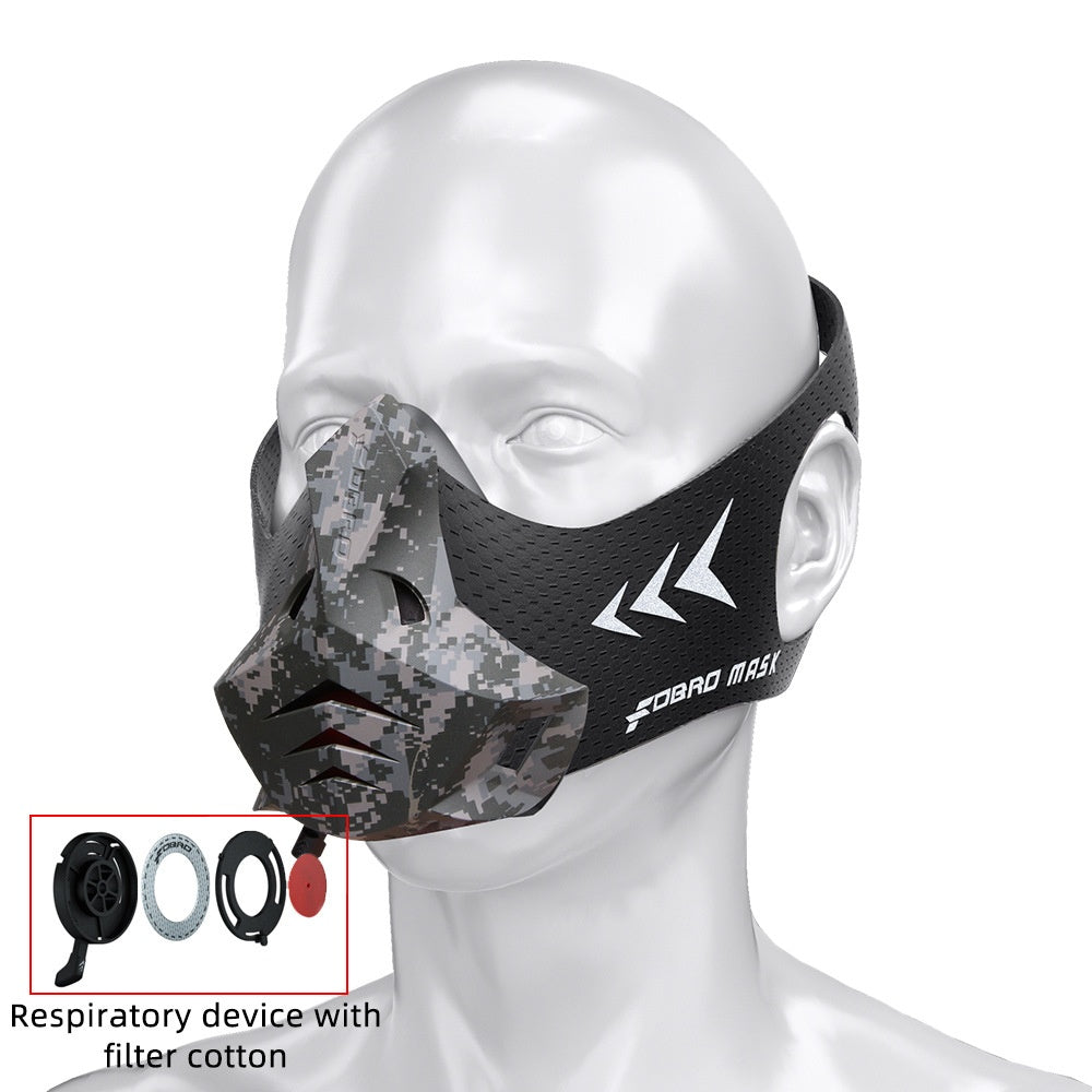 Masque d'entraînement altitude FDBRO - Masque running contrôle oxygène ajustable