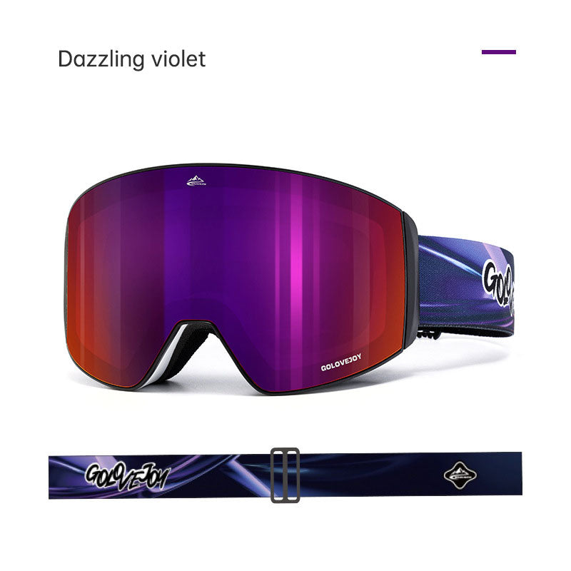 Masque ski magnétique anti-buée homme femme