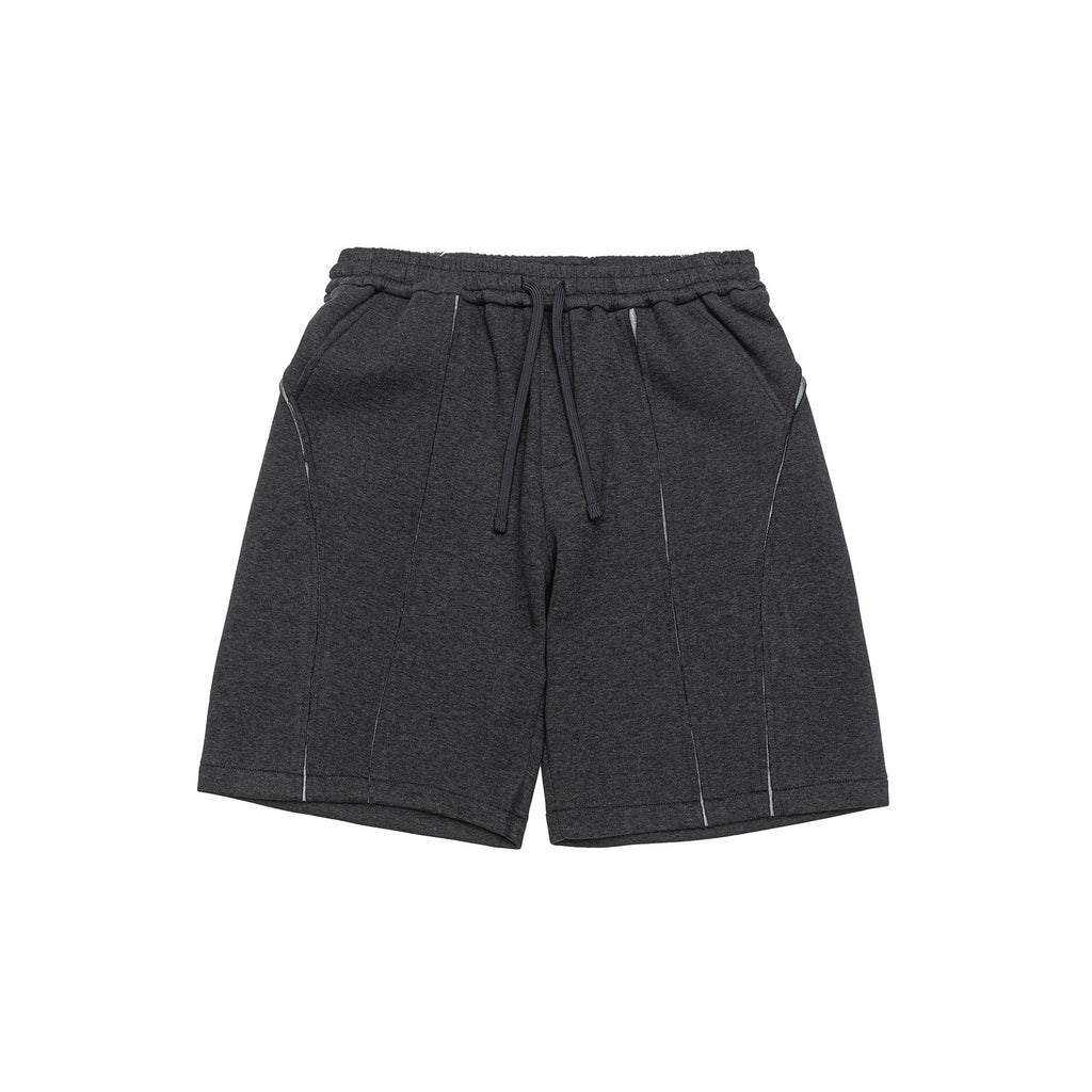 Spliced Knitted Loose Sport Five Cent Shorts