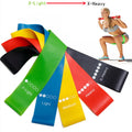 Five-Piece TPE Resistance Bands for Squats, Butt Lifting, Leg and Arm Training, Body Shaping, Yoga Elastic Loop Bands