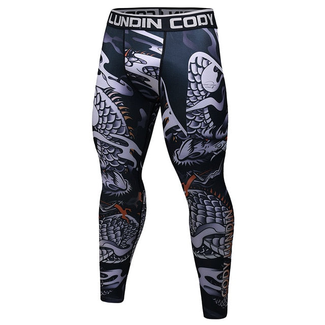 T-shirt compression Rashguard MMA BJJ homme