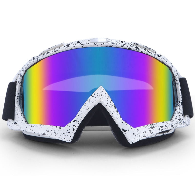 Masque moto hors-route intégral coupe-vent ski