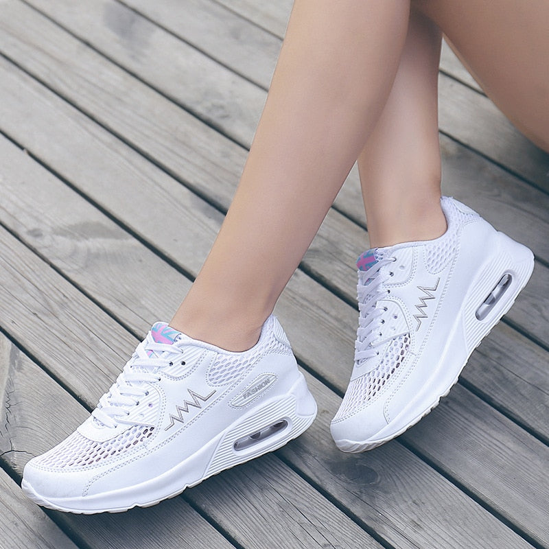 Chaussures running femme respirantes - Baskets outdoor couple confortables