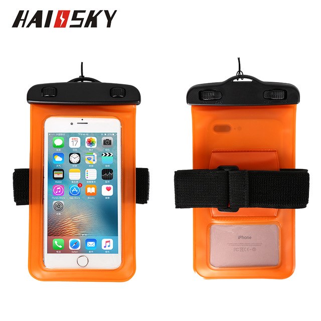 Coque téléphone étanche brassard sport natation