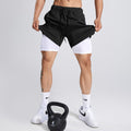 Sporty Brothers New Summer Fashion Sport Shorts Outdoor Running Cycling Breathable Double-Layer Shorts for Men