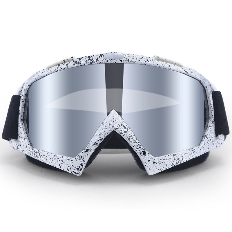 Masque moto hors-route intégral coupe-vent ski