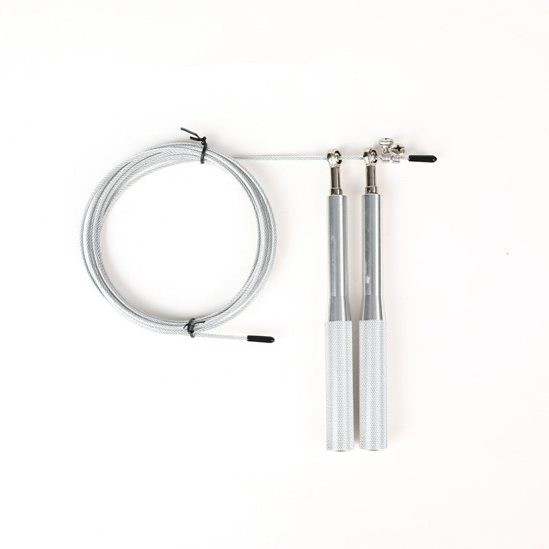 Professional Racing Aluminum Metal Wire Jump Rope Fitness Sports Equipment Metal Jump Rope for Middle School Student Training