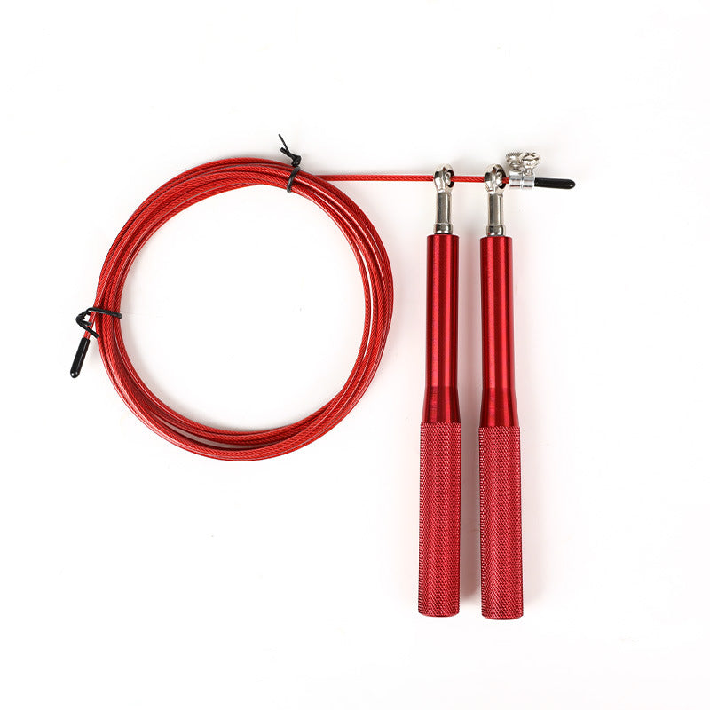 Professional Racing Aluminum Metal Wire Jump Rope Fitness Sports Equipment Metal Jump Rope for Middle School Student Training