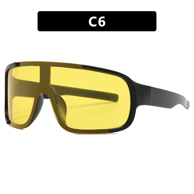 Lunettes de ski cyclisme grand cadre coupe-vent