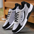 Baskets rétro homme semelle épaisse - Sneakers mode patchwork sport casual