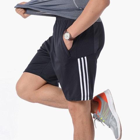 Short sport homme rayures - Short fitness CrossFit plage séchage rapide