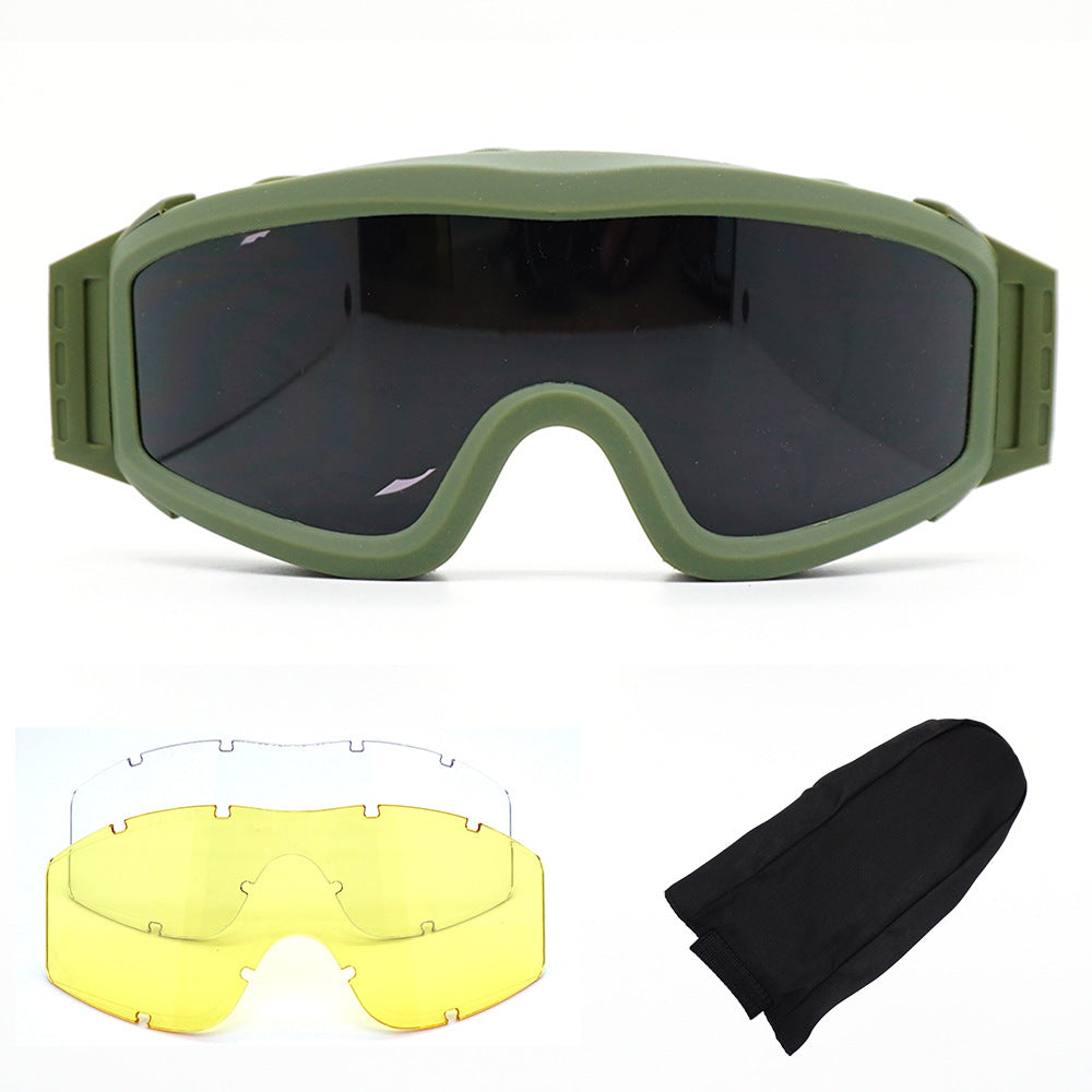 Lunettes tactiques militaires CS outdoor 3 verres
