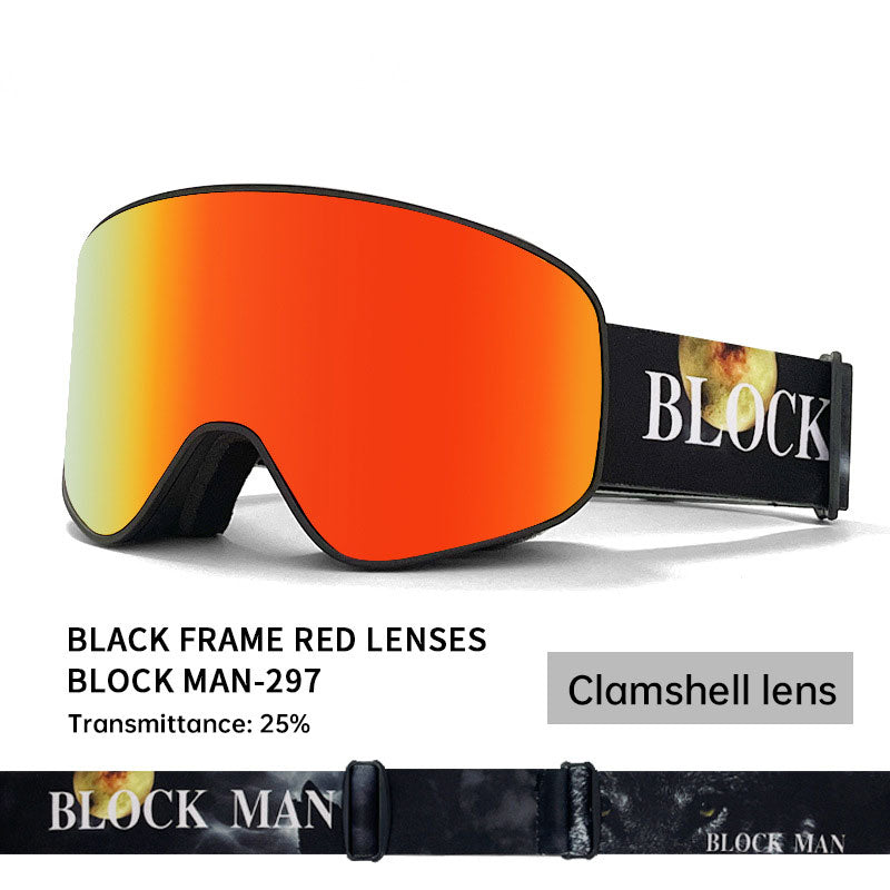Masque de ski double couche anti-buée snowboard